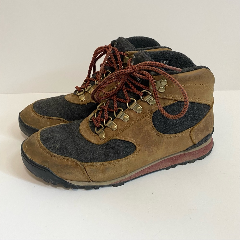 Danner Women's Jag Boots Hiking Ankle Wool Elk Brown Size 8.5